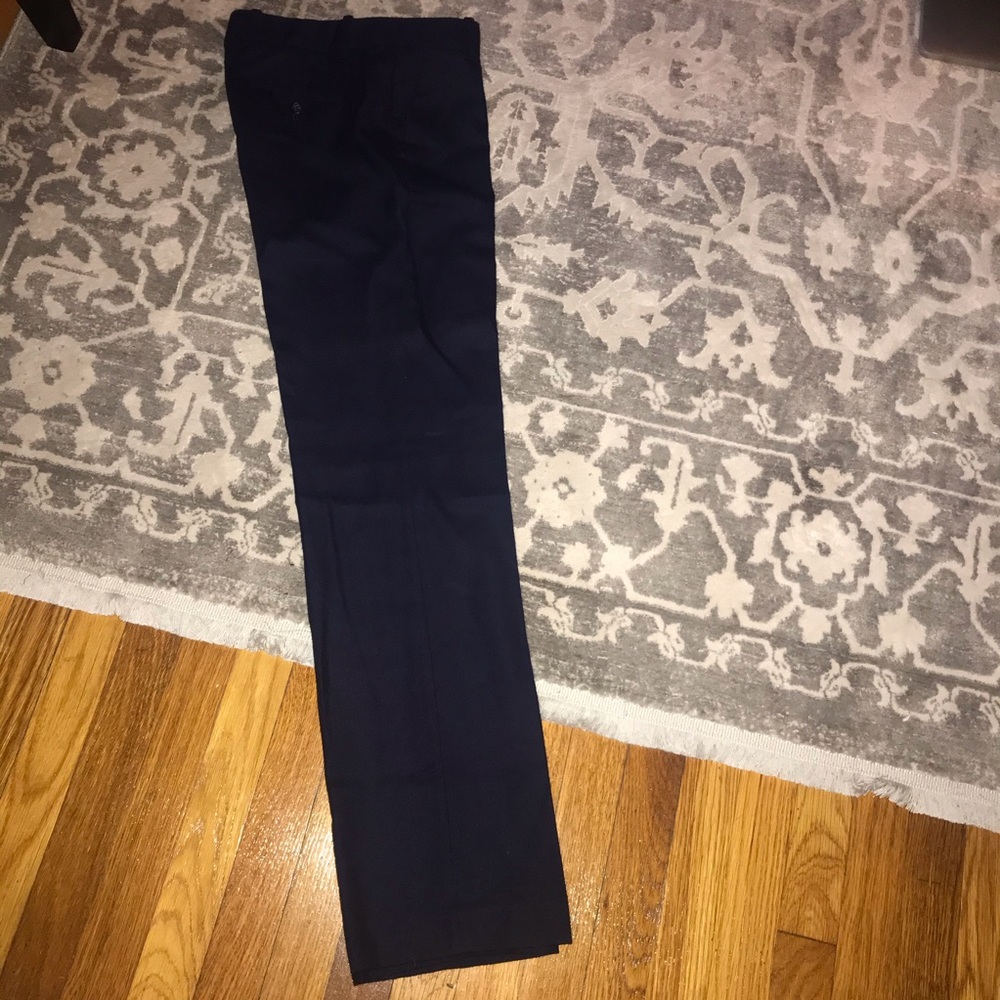 Jcrew wool flannel stovepipe trousers
